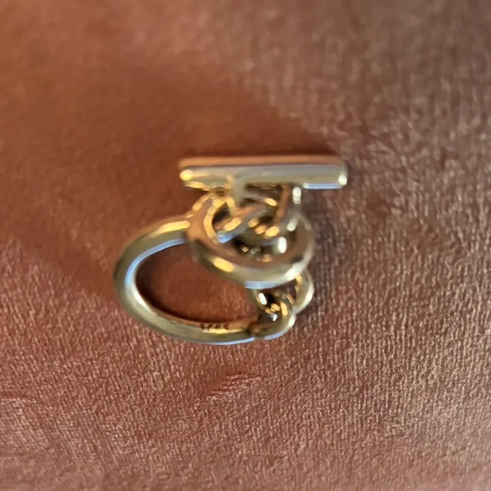 The toggle ring in 925 silver - Picture 5 of 7